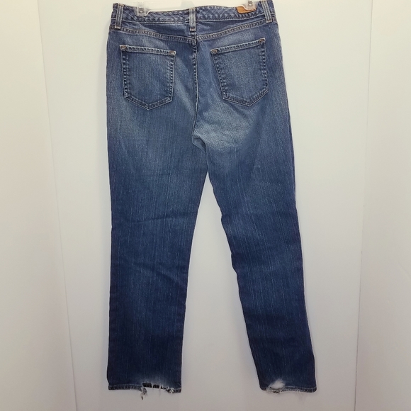 Eddie Bauer Men's Demin Jeans Size 32" x 30" specially dyed Distressed - Picture 4 of 14